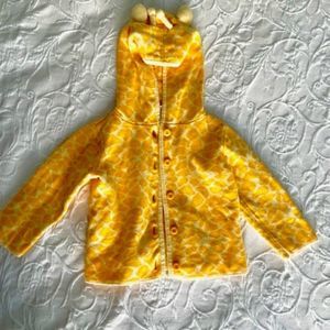 Gymboree Yellow Giraffe Hooded Sweater 18-24 Months